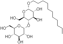 Undecyl beta-D-maltopyranoside molecular structure (CAS 253678-67-0)