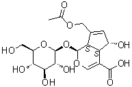 车叶草苷酸分子结构 (CAS 25368-11-0)
