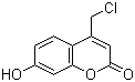 4-氯甲基-7-羟基香豆素分子结构 (CAS 25392-41-0)