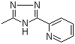 3-(2-吡啶基)-5-甲基-1,2,4-三唑分子结构 (CAS 25433-36-7)