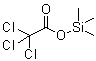 三甲基硅烷基三氯乙酸酯分子结构 (CAS 25436-07-1)