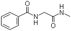 N-[2-(甲氨基)-2-氧代乙基]苯甲酰胺分子结构 (CAS 25443-66-7)