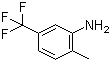 2-甲基-5-三氟甲基苯胺分子结构 (CAS 25449-96-1)