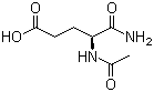 N-乙酰基-L-异谷氨酰胺分子结构 (CAS 25460-87-1)