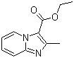 2-甲基咪唑并[1,2-a]吡啶-3-甲酸乙酯分子结构 (CAS 2549-19-1)