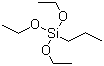 丙基三乙氧基硅烷分子结构 (CAS 2550-02-9)