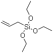 烯丙基三乙氧基硅烷分子结构 (CAS 2550-04-1)