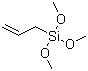 烯丙基三甲氧基硅烷分子结构 (CAS 2551-83-9)
