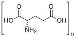 L-谷氨酸聚合物分子结构 (CAS 25513-46-6)