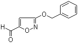 3-苄氧基异恶唑-5-甲醛分子结构 (CAS 2552-53-6)