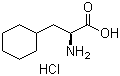环己基-L-丙氨酸盐酸盐分子结构 (CAS 25528-71-6)