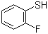 2-氟苯硫酚分子结构 (CAS 2557-78-0)