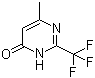 6-甲基-2-(三氟甲基)嘧啶-4(3H)-酮分子结构 (CAS 2557-79-1)
