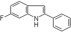 6-氟-2-苯基-1H-吲哚分子结构 (CAS 255724-72-2)