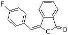 3-[(4-氟苯基)亚甲基]苯酞分子结构 (CAS 2558-18-1)