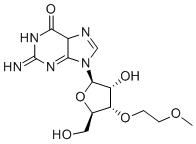 3'-O-(2-Methoxyethyl)guanosine molecular structure (CAS 256224-03-0)