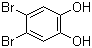 4,5-二溴苯-1,2-二醇分子结构 (CAS 2563-26-0)