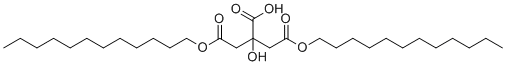 1,3-二月桂基柠檬酸盐分子结构 (CAS 25637-88-1)