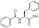 N-Benzoyl-L-phenylalanine molecular structure (CAS 2566-22-5)