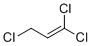 1,1,3-三氯丙烯分子结构 (CAS 2567-14-8)