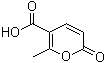 6-甲基-2-氧代-2H-吡喃-5-羧酸分子结构 (CAS 25683-10-7)