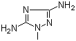 1-甲基-3,5-二氨基-1,2,4-三唑分子结构 (CAS 25688-67-9)
