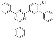 2-(6-Chloro-[1,1'-biphenyl]-3-yl)-4,6-diphenyl-1,3,5-triazine molecular structure (CAS 2569798-24-7)