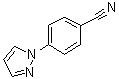 4-(1H-吡唑-1-基)苯甲腈分子结构 (CAS 25699-83-6)