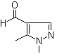 1,5-二甲基吡唑-4-甲醛分子结构 (CAS 25711-30-2)