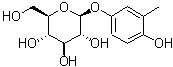 高熊果酚甙分子结构 (CAS 25712-94-1)