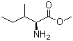 L-异亮氨酸甲酯分子结构 (CAS 2577-46-0)
