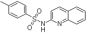 4-甲基-N-(喹啉-2-基)苯磺酰胺分子结构 (CAS 25770-52-9)