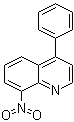 8-硝基-4-苯基喹啉分子结构 (CAS 25771-65-7)