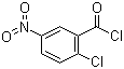 2-氯-5-硝基苯甲酰氯分子结构 (CAS 25784-91-2)
