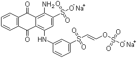 活性蓝 19分子结构 (CAS 2580-78-1)
