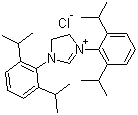 1,3-Bis(2,6-diisopropylphenyl)imidazolidinium choride molecular structure (CAS 258278-25-0)