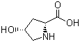 顺式-4-羟基-D-脯氨酸分子结构 (CAS 2584-71-6)