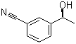 3-[(1S)-1-羟基乙基]苯腈分子结构 (CAS 258525-51-8)