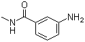 3-氨基-N-甲基苯甲酰胺分子结构 (CAS 25900-61-2)