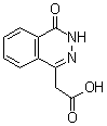 3,4-二氢-4-氧代酞嗪-1-乙酸分子结构 (CAS 25947-11-9)