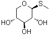 甲基 1-硫代-beta-D-吡喃木糖苷分子结构 (CAS 2595-45-1)