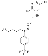 N-(2-丁二酰)氟伏沙明分子结构 (CAS 259526-43-7)