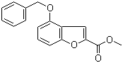 4-(苄氧基)-2-苯并呋喃甲酸甲酯分子结构 (CAS 25983-56-6)