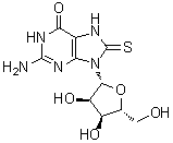 8-Thioguanosine molecular structure (CAS 26001-38-7)