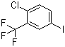 2-氯-5-碘三氟甲苯分子结构 (CAS 260355-20-2)
