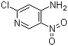 2-氯-4-氨基-5-硝基吡啶分子结构 (CAS 2604-39-9)