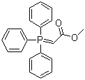甲氧甲酰基亚甲基三苯基膦分子结构 (CAS 2605-67-6)
