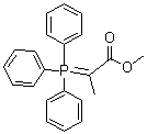 2-(三苯基膦亚基)丙酸甲酯分子结构 (CAS 2605-68-7)