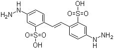 4,4'-二肼二苯乙烯-2,2'-二磺酸分子结构 (CAS 26092-49-9)