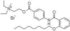 奥替溴铵分子结构 (CAS 26095-59-0)